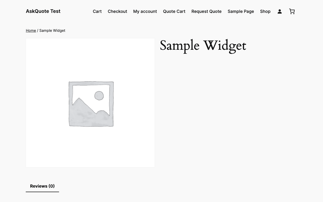 AskQuote for WooCommerce screenshot 1